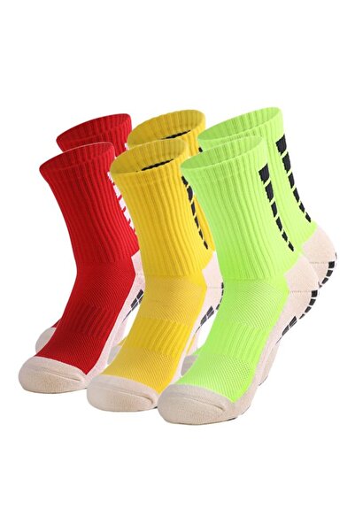 HALAMODO Pair Of 3 Athletic Football Socks