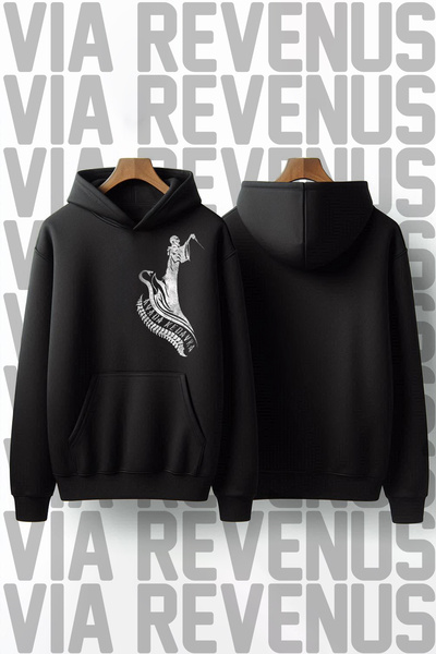 Vordevia Avada Kedavra V. cu imprimeu bumbac 100% Calitate Premium cu glugă S...