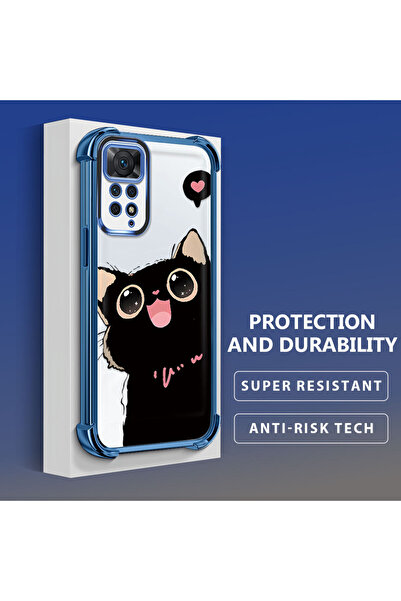 Hontinga حافظة هاتف شفافة من السيليكون الناعم متوافقة مع هاتف Xiaomi Redmi No...