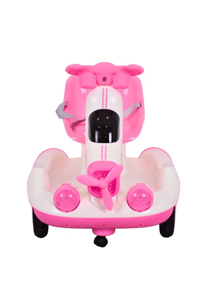 alnawadervillage دراجة أحادية كهربائية ذكية للأطفال مع جهاز تحكم عن بعد وعجلة بلاستيكية تعمل بالبطارية HY348PINK