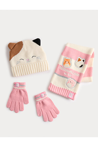 Marks & Spencer Squishmallows Bere, Atkı ve Eldiven Seti (3-13 Yaş)