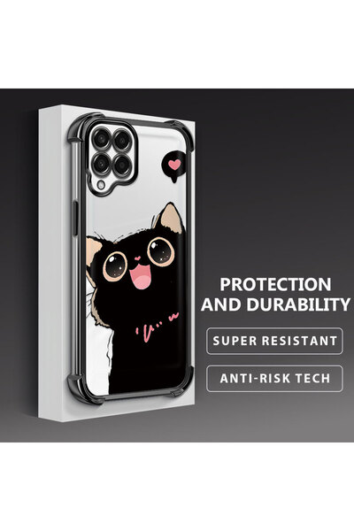 Hontinga حافظة هاتف شفافة من السيليكون الناعم متوافقة مع هاتف سامسونج جالاكسي...