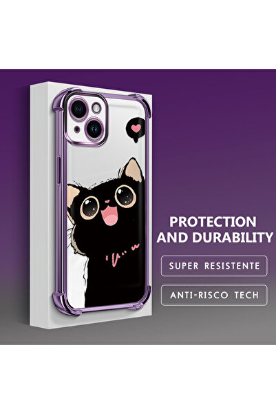 Hontinga حافظة هاتف شفافة من السيليكون الناعم متوافقة مع iPhone 14 بنمط طباعة...