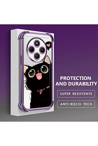 Hontinga جراب هاتف شاومي ريدمي 14C متوافق مع شبكة الجيل الرابع، مصنوع من السي...