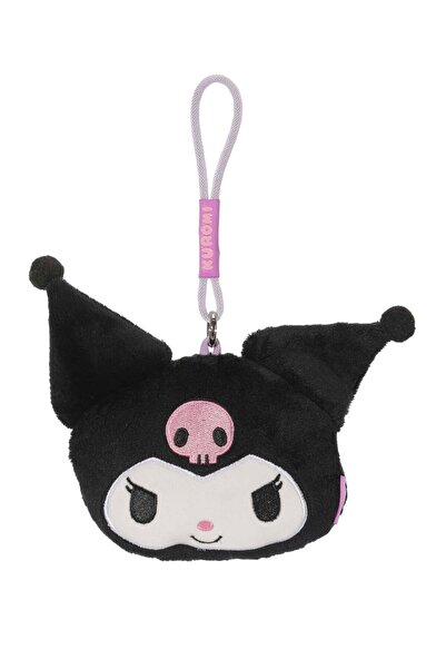 SANRIO Kuromi Lisanslı Askıı Peluş Bozuk Para Cüzdanı
