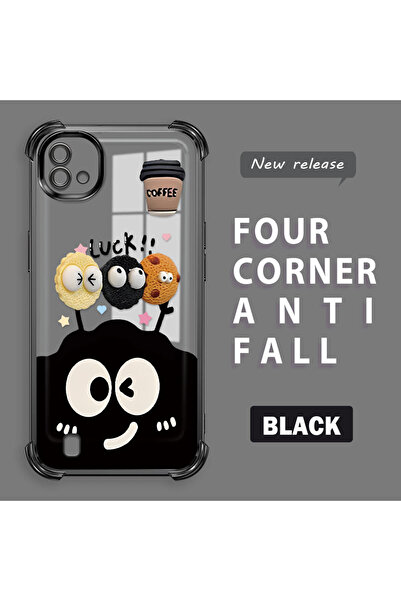 Hontinga حافظة متوافقة مع هاتف Realme C11 2021، حافظة هاتف من السيليكون الشفا...