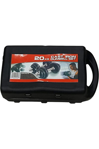 Alcoach Adjustable Cast Iron Dumbbell Set