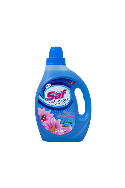 Saf Liquid Laundry Detergent Blue 2 Litre – Stain Removal, Fresh Fragrance