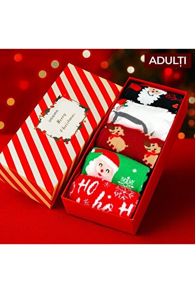 Welike Sosete Craciun - pregatite pentru cadou - cutie 5 perechi
