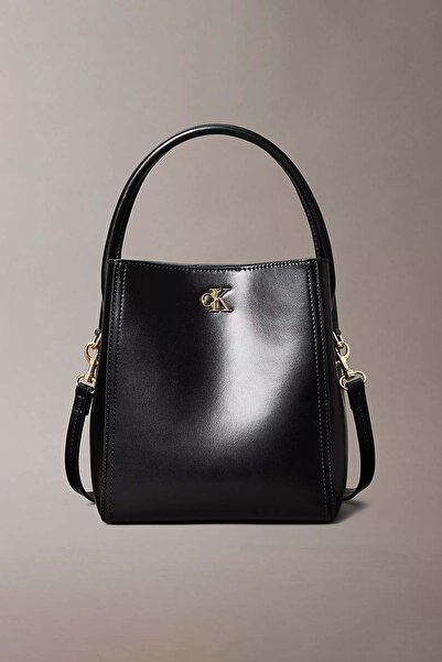Calvin Klein Kadın Askılı Kovalı El ve Omuz Çantası - Siyah