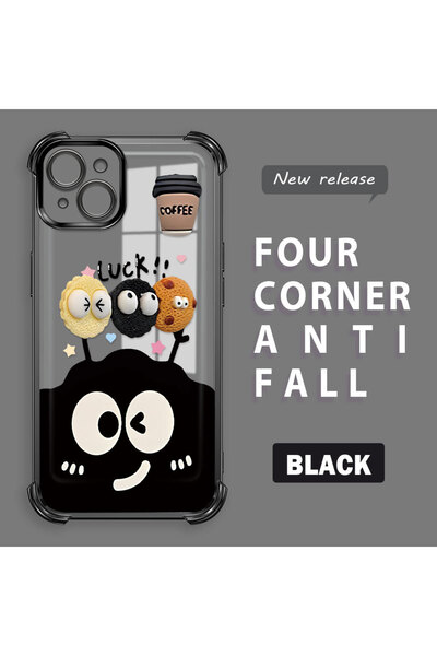 Hontinga حافظة متوافقة مع هاتف iPhone 15 Plus، حافظة هاتف من السيليكون الشفاف...