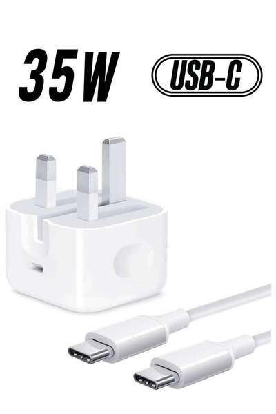 Generic شاحن آيفون 15/16 برو ماكس بقوة 35 واط مزود بمنفذ USB-C