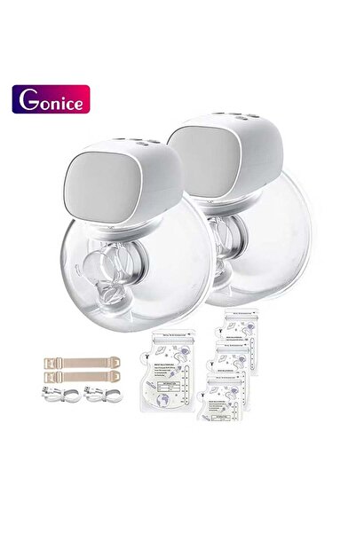 Gonice مضخة الثدي القابلة للارتداء S9 Pro، مضخة ثدي بدون استخدام اليدين، تتمي...