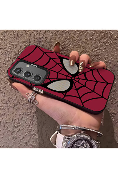 Hontinga حافظة هاتف متوافقة مع سامسونج جالاكسي S24، تصميم العنكبوت، مضادة للص...