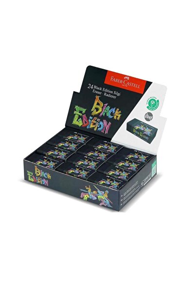 Faber Castell Faber-Castell Black Edition Silgi (24 Lü Paket)