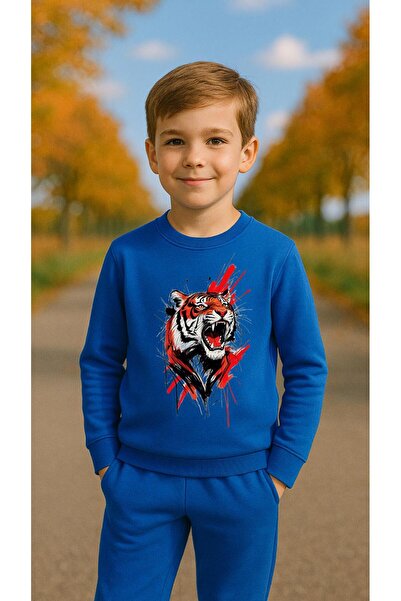 playwear Timski dres ŠARENI ARSLAN sa printom za devojčice i dečake, okrugli ...
