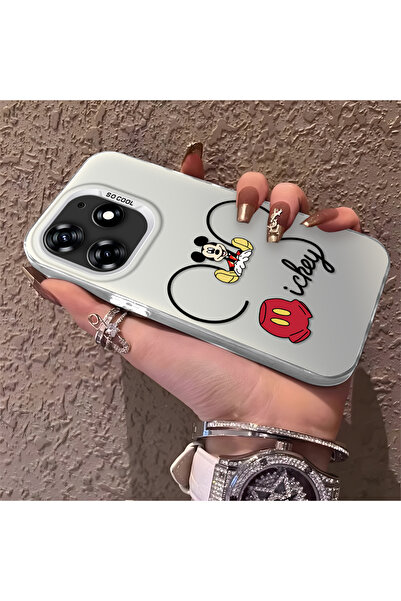 Hontinga حافظة هاتف متوافقة مع تكنو سبارك 10 برو، تصميم ميكي مضاد للصدمات وحم...