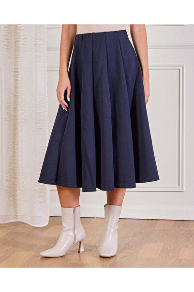 REDTAG تنورة محبوكة مطوية