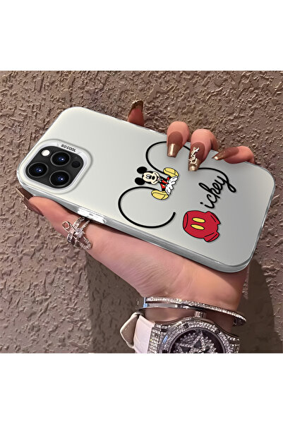 Hontinga حافظة هاتف متوافقة مع آيفون 16 برو ماكس بتصميم ميكي مضاد للصدمات وحم...