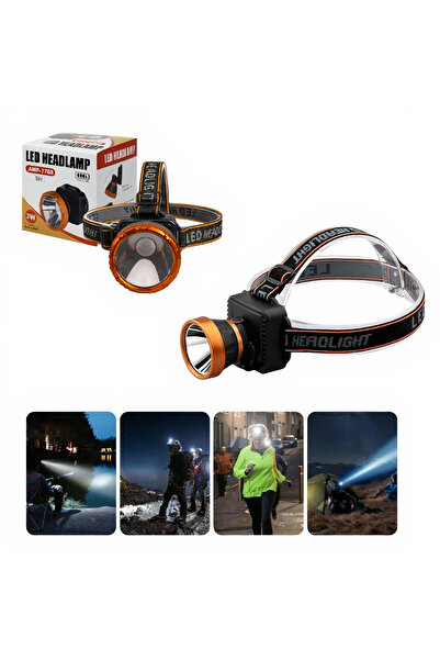 JML1 Lanternă frontală LED 8x7cm cu bandă reglabilă TJ 1908, 3W en-gros