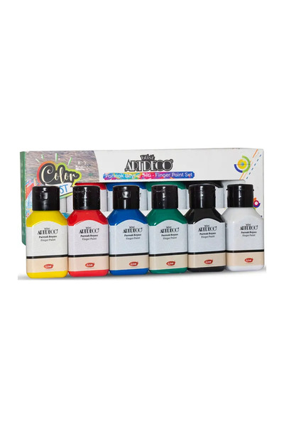 Artdeco Kids Parmak Boyası 6X50 Ml Temel Renkler