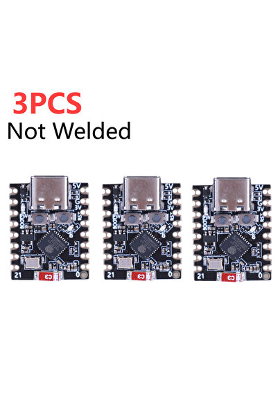 Choice7 لوحة تطوير ESP32-C3 غير ملحومة (3 قطع) ESP32 C3 SuperMini متوافقة مع واي فاي وبلوتوث SuperM