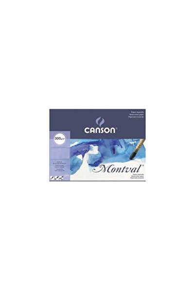 Canson Sulu Boya Resim Defteri Bloğu Pad Canmontv 12S A3 300 Gram