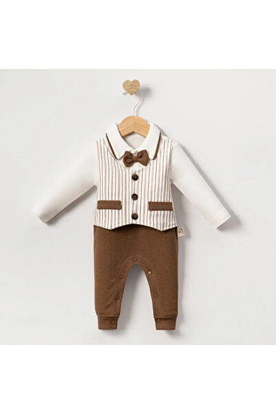 Micii Ștrumfi Salopetă elegantă pentru bebeluși - 100% bumbac