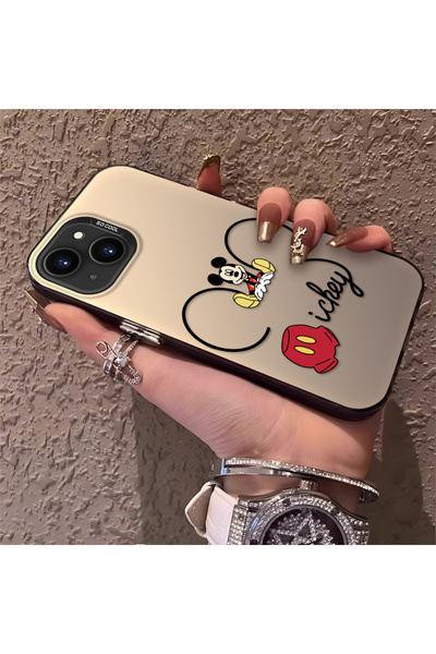 Hontinga حافظة هاتف متوافقة مع آيفون 15 بلس/14 بلس، تصميم ميكي مضاد للصدمات و...