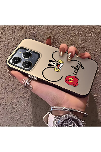 Hontinga حافظة هاتف متوافقة مع تكنو سبارك 20 برو، تصميم ميكي مضاد للصدمات وحم...