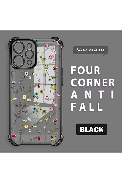 ucuc حافظة حماية من السيليكون الشفاف المتوافقة مع هاتف Xiaomi Redmi 12 4G بأن...