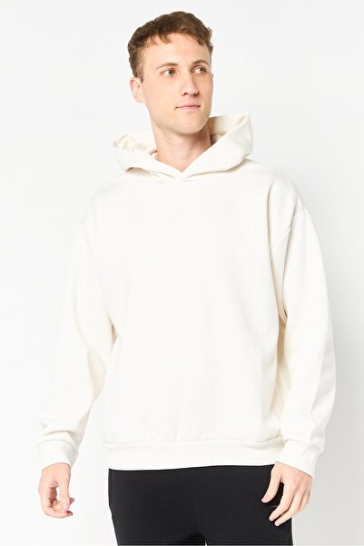 adidas Men Sportswear Fit Long Sleeve Outdoor Hoodies, White