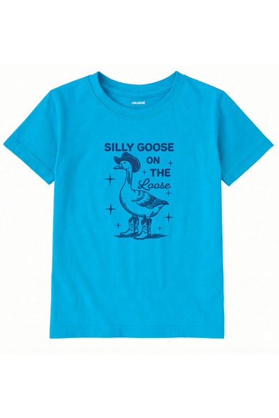 Colermi Cotton Fabric Children's T-Shirt – Silly Goose Printed T-Shirt