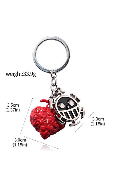 Miniso K00770-07 Japanese Anime Devil Fruit One Keychain Piece Roronoa Zoro A...