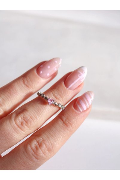 Reorah Collection Pink Sparkle Yüzük