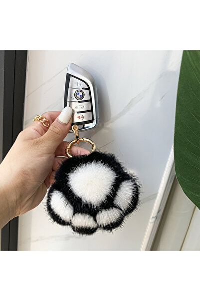 Choice Black White Cat Claw Cute Doll Bag Pendant Plush Claw Bag Pendant Car ...