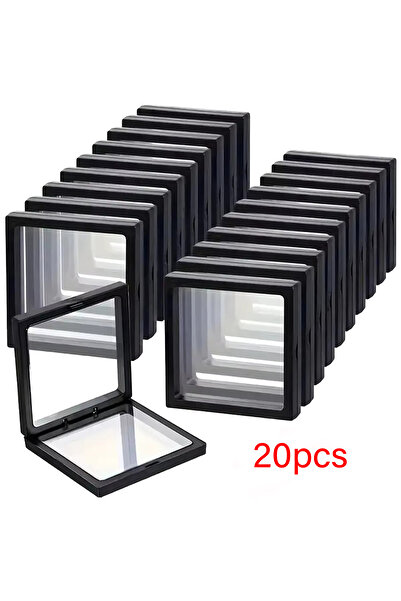 Choice صندوق تخزين ثلاثي الأبعاد متعدد الوظائف للمجوهرات، أسود اللون، مقاس 11...