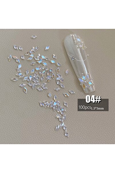 Choice 04-100 قطعة من أحجار الزركون الصغيرة اللامعة من فئة 5A، بتصميمات متنوع...