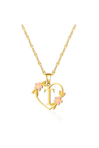 Choice قلادة من الفولاذ المقاوم للصدأ NC24Y0268-T، مزينة بـ 26 حرفًا أوليًا، ...