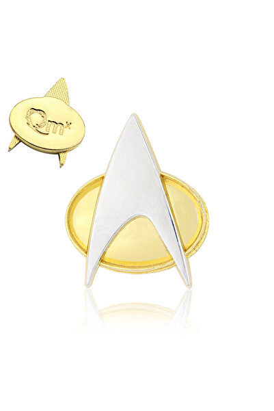 Choice بروش معدني كلاسيكي من سلسلة ستار تريك، موديل P122، يحمل شعار الكابتن، ...