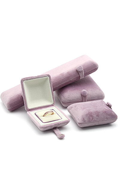 Choice علبة خاتم وردية اللون، علبة تغليف مجوهرات، علبة قلادة، علبة خاتم، علبة...