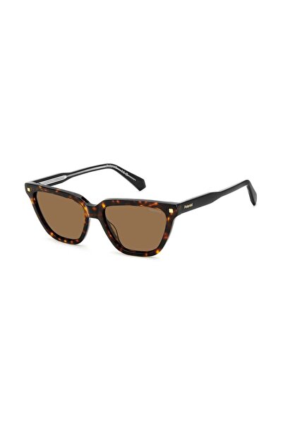 Polaroid Rectangular Polarized Sunglasses for Women - Pld 4157/S/X Brown