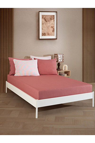 Cottonest طقم ملاءات سرير مطاطية فردية مقاس 100×200 سم – غطاء وسادة واحد – تصميم ناعم وأنيق