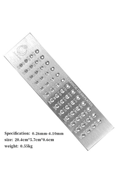 Choice3 أدوات صنع المجوهرات: ألواح سحب أسلاك كربيد التنجستن دائرية الشكل (0.2...