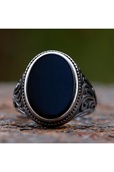 Choice 12 As Shown New Fashion Turkey Retro Ring Geometric Black Zircon Stone...