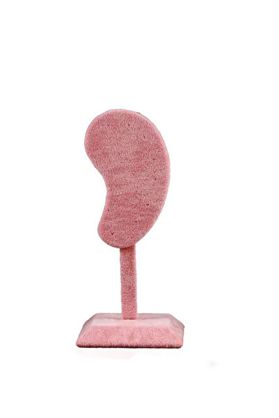 Choice حامل عرض الأقراط باللون الوردي، حامل منظم لعرض المجوهرات على شكل أذن، ...