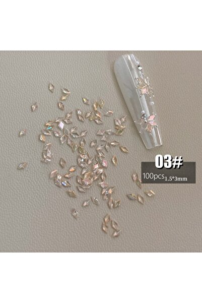 Choice 03-100 قطعة من أحجار الزركون الصغيرة اللامعة من فئة 5A، بتصميمات متنوع...