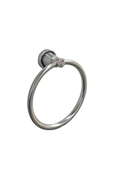 Radinavico towel ring holder, aluminum, 16 cm, chrome