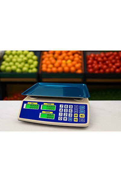 menody ŞARJLI 40 KG ELEKTRONİK TERAZİ MARKET MANAV KASAP VE EV TİPİNE UYGUN TARTI
