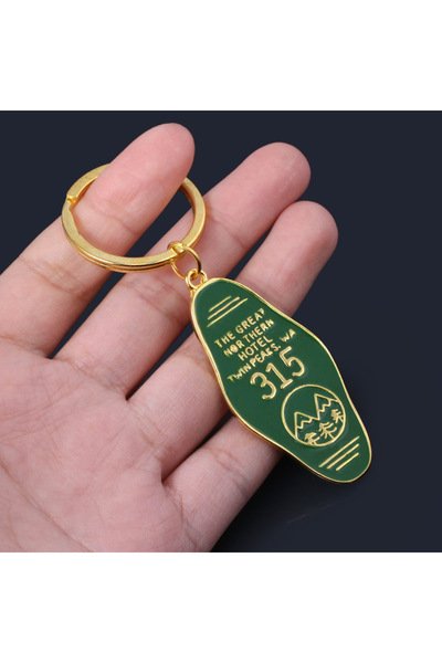 Choice WHITE Twin Peaks Keychain The Great Northern Hotel Room 315 Key Chain ...
